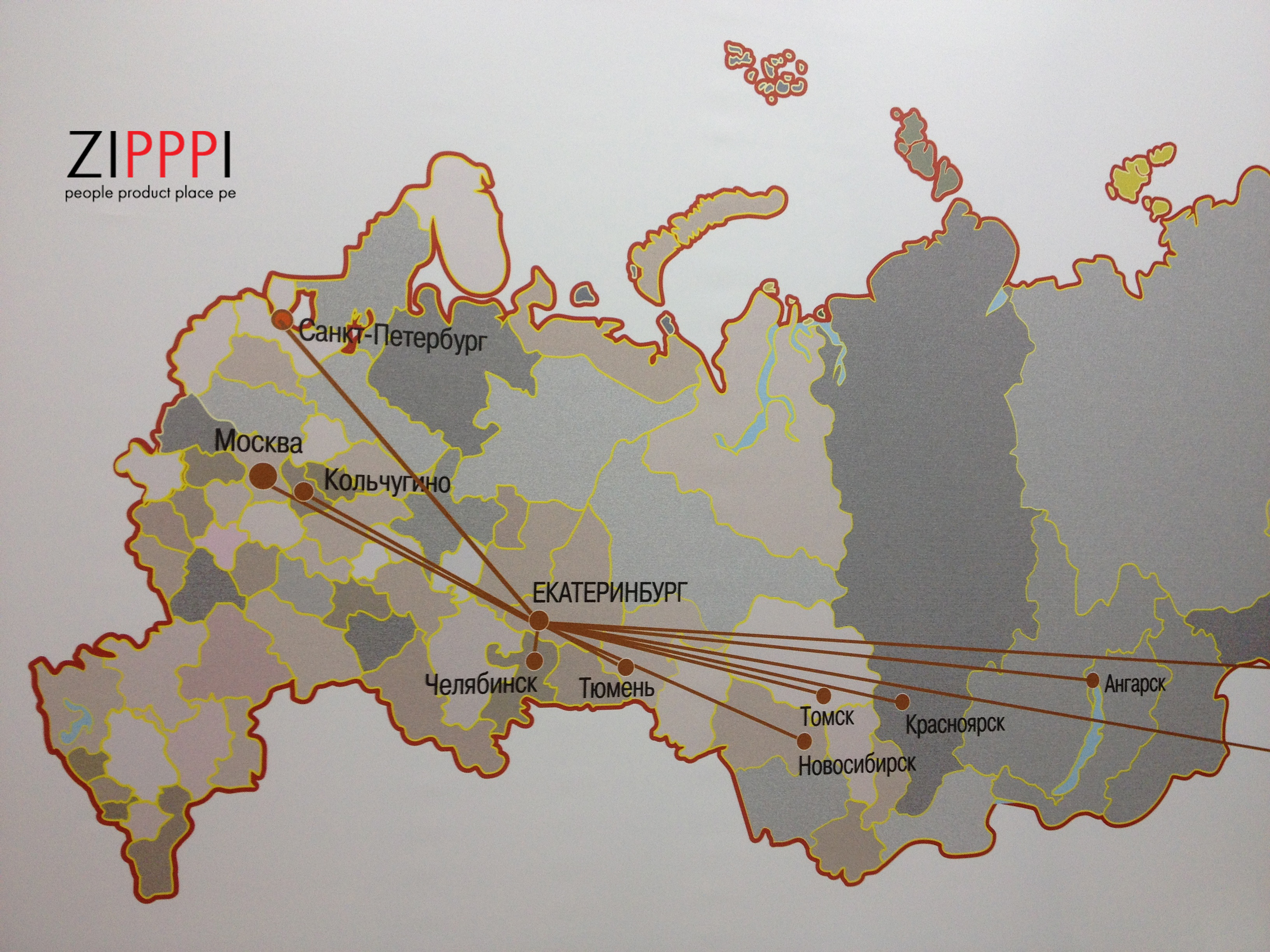 инфографика карта Comagency ZIPPPI